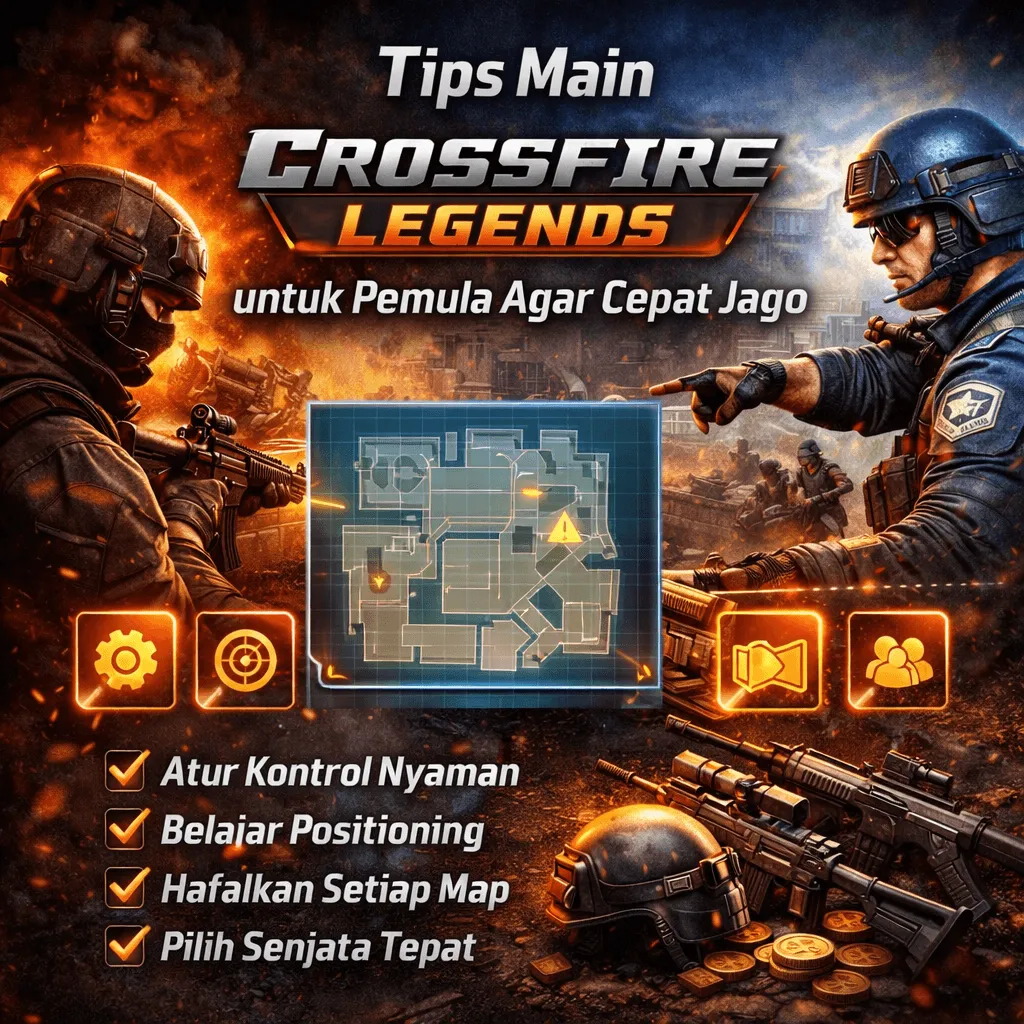 🎯 Tips & Strategi Main Crossfire: Legends untuk Pemula Agar Cepat Jago