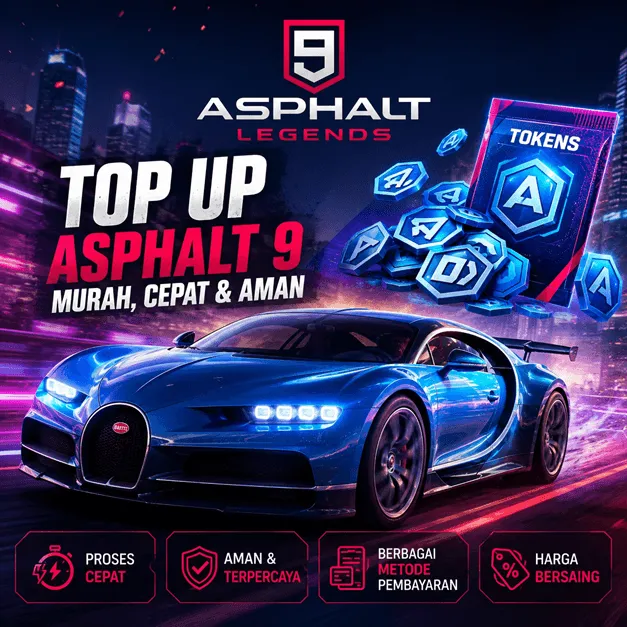 Top Up Asphalt 9: Legends Murah, Cepat dan Aman untuk Mendapatkan Mobil Impian