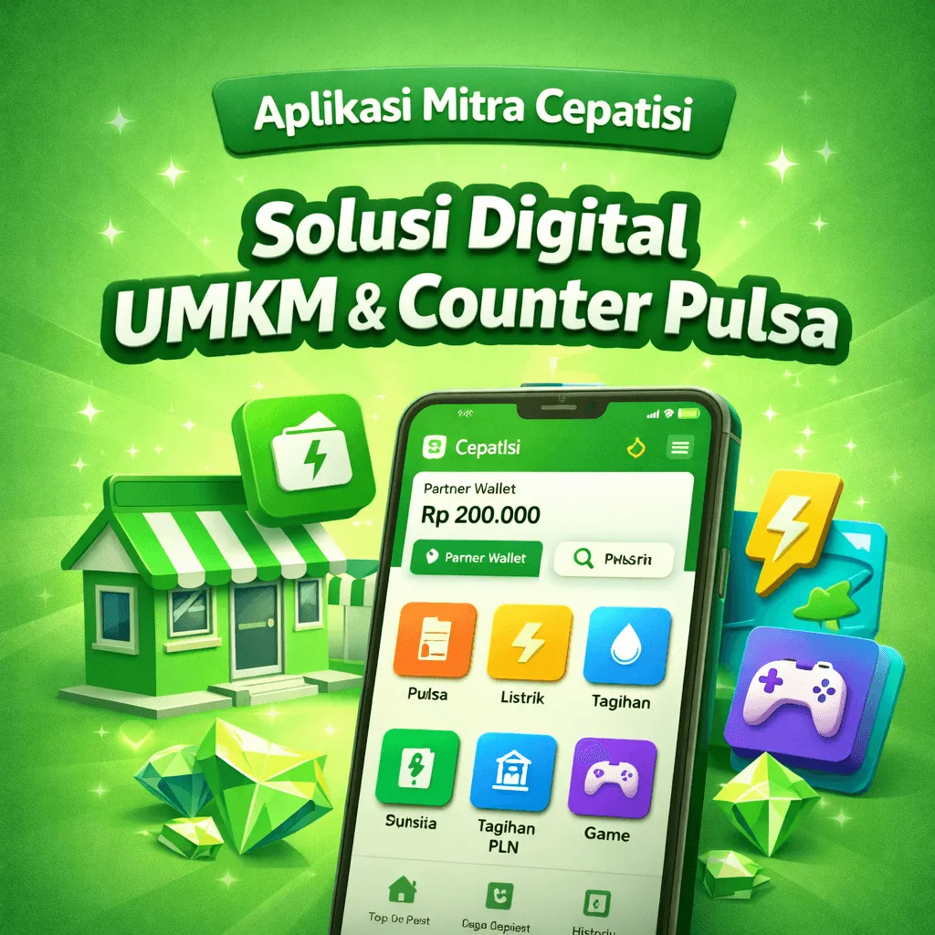 Aplikasi Mitra CepatIsi: Solusi Lengkap UMKM & Counter Pulsa di Era Digital