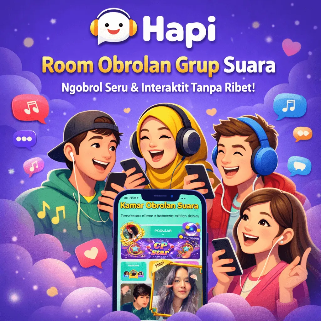 Hapi – Room Obrolan Grup Suara: Cara Seru Berinteraksi Tanpa Ribet di Era Digital