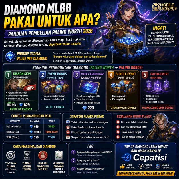 Diamond MLBB Itu Bukan Masalah Murah, Tapi Salah Pakai