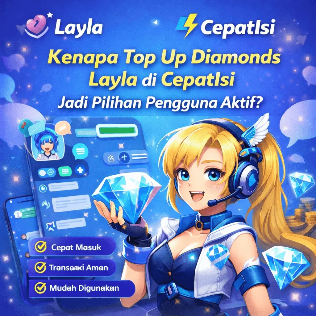 Kenapa Top Up Diamonds Layla di CepatIsi Jadi Pilihan Pengguna Aktif? Ini Penjelasan Lengkapnya 💎