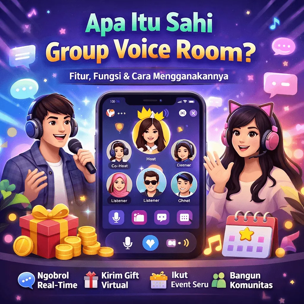 Apa Itu Sahi – Group Voice Room? Fitur, Fungsi, dan Cara Menggunakannya 🎧