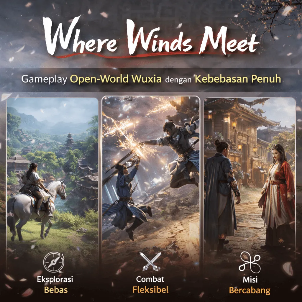 🌪️ Where Winds Meet: Sensasi Kebebasan Bermain di Dunia Open-World Wuxia
