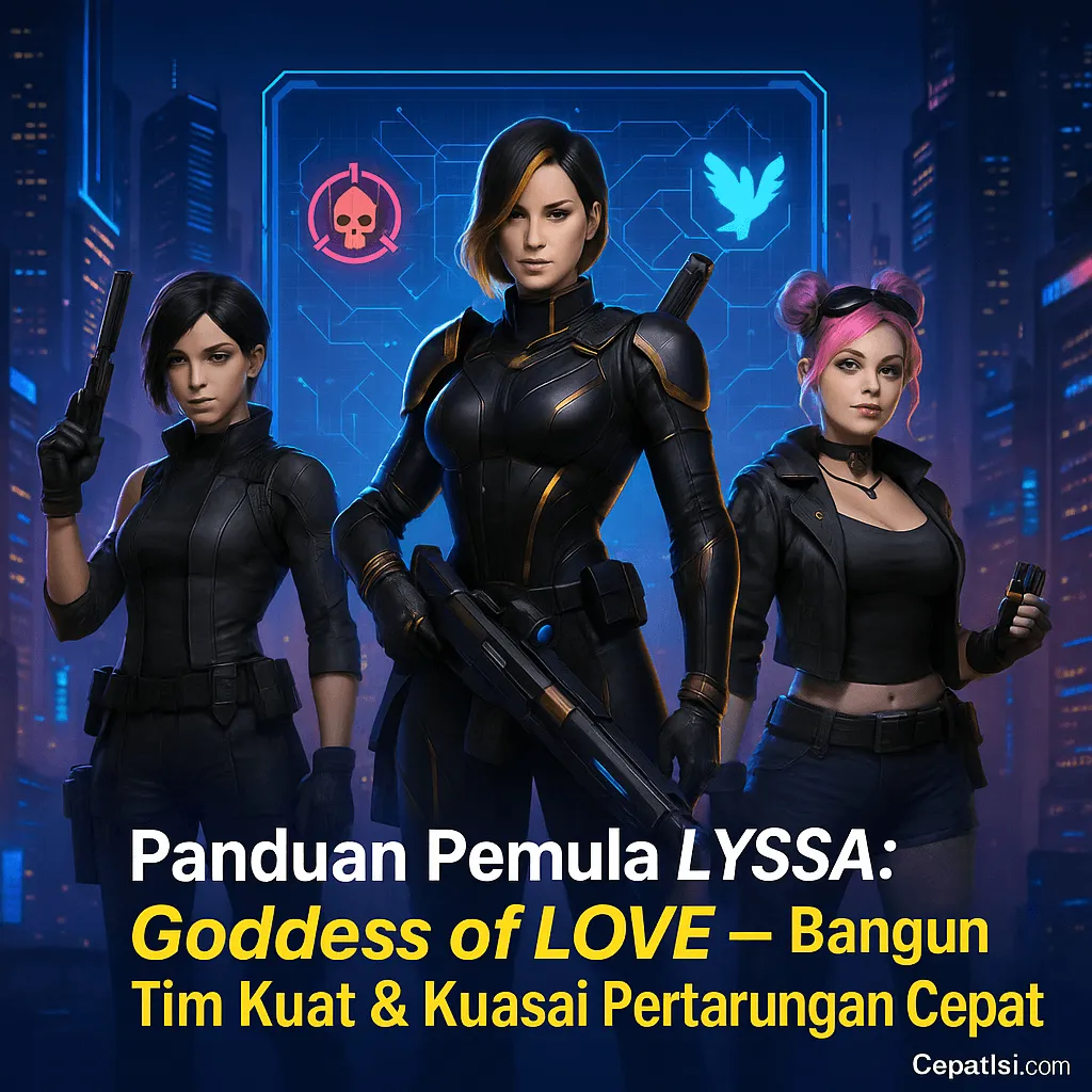 🎮 Panduan Pemula LYSSA: Goddess of LOVE — Bangun Tim Kuat & Kuasai Pertarungan Cepat
