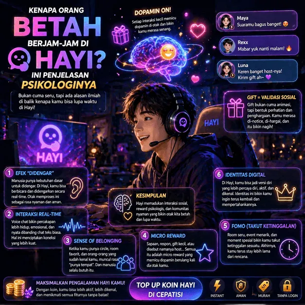 Kenapa Orang Betah Berjam-Jam di Hayi? Ini Penjelasan Psikologinya