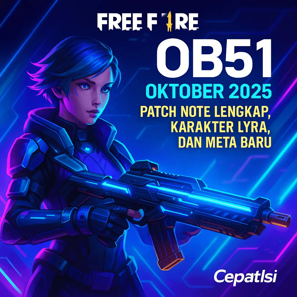 Free Fire OB51 Oktober 2025: Patch Note Lengkap, Karakter Lyra, dan Meta Baru