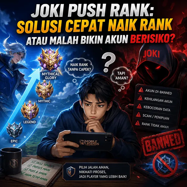 Joki Push Rank: Solusi Cepat Naik Rank atau Malah Bikin Akun Berisiko?