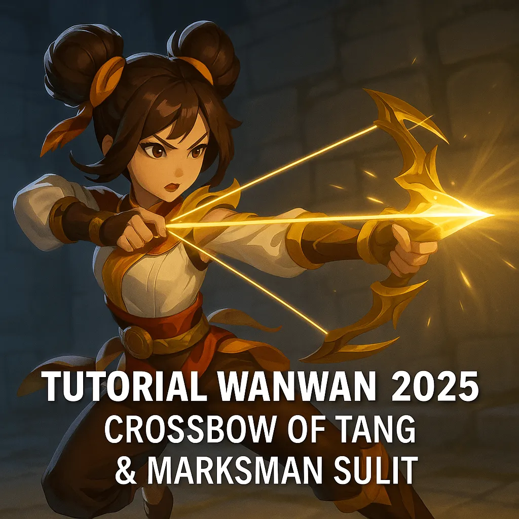 Tutorial Wanwan Mobile Legends 2025: Crossbow of Tang, Meta Marksman Sulit & Strategi Push Rank