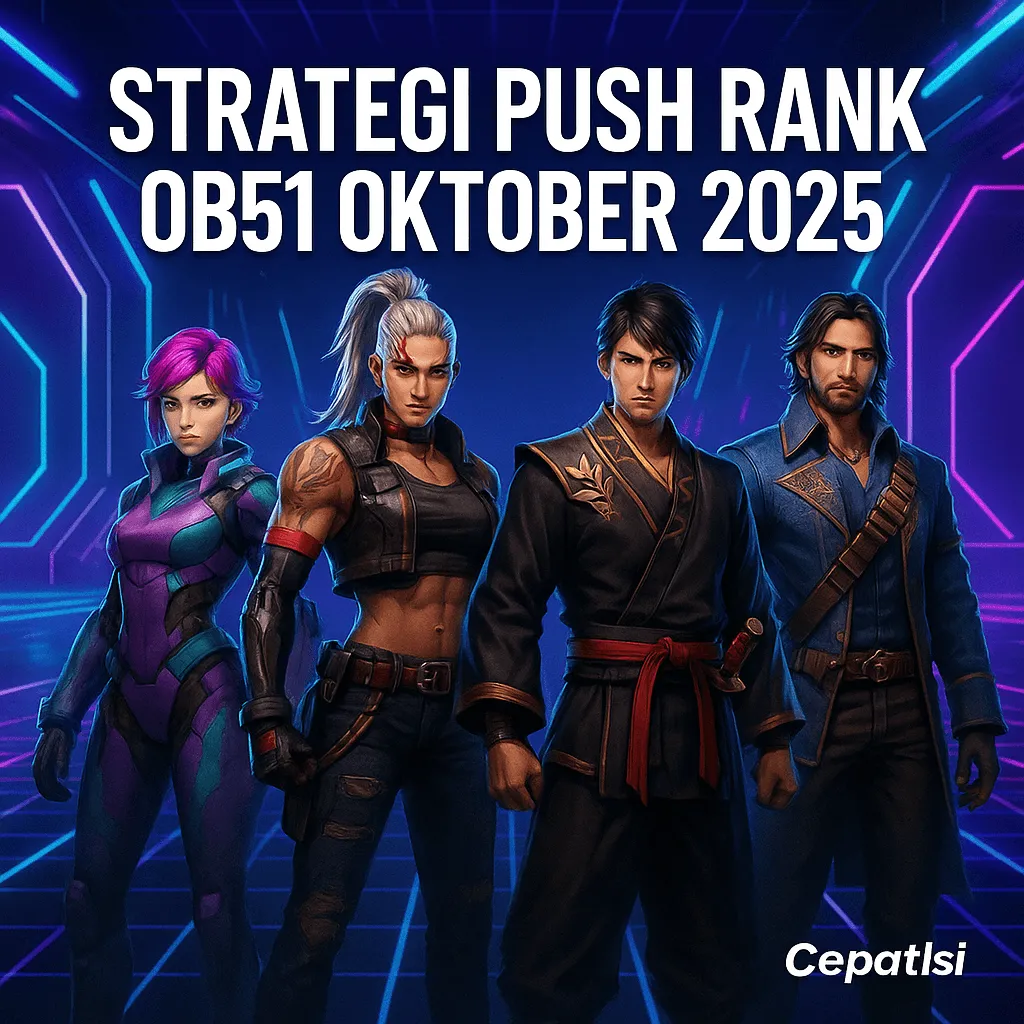 Strategi Push Rank Free Fire OB51 Oktober 2025: Karakter Meta, Combo Skill, dan Tips Booyah