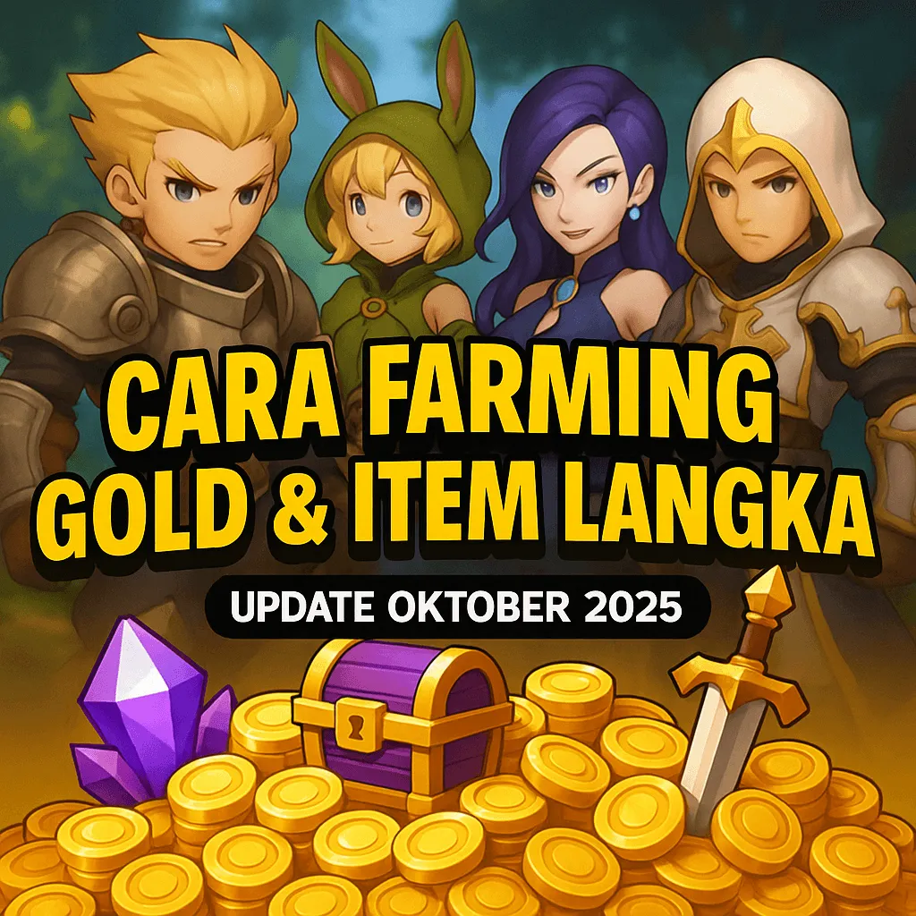 Cara Farming Gold & Item Langka Dragon Nest M: Classic 2025 (Update Oktober)