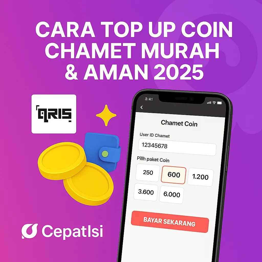 Cara Top Up Coin Chamet Murah & Aman 2025