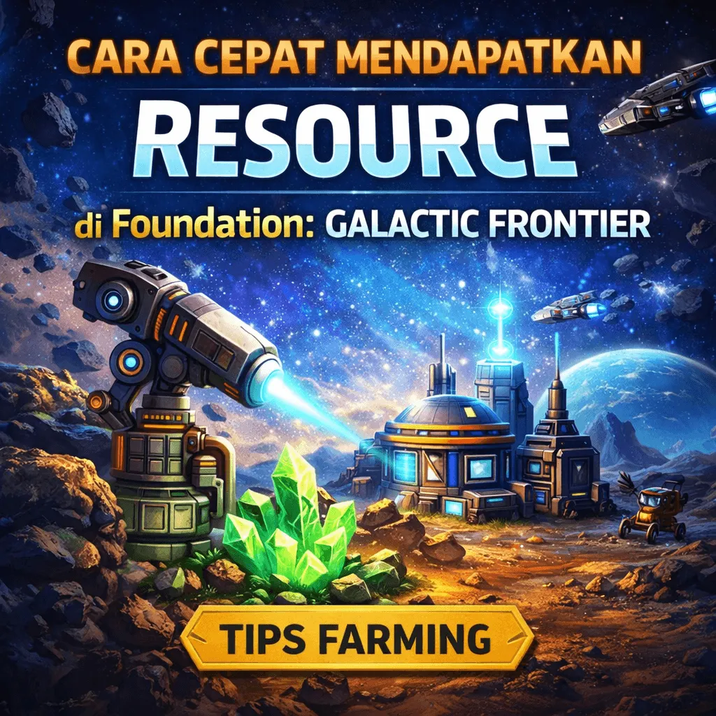 Cara Cepat Mendapatkan Resource di Foundation: Galactic Frontier