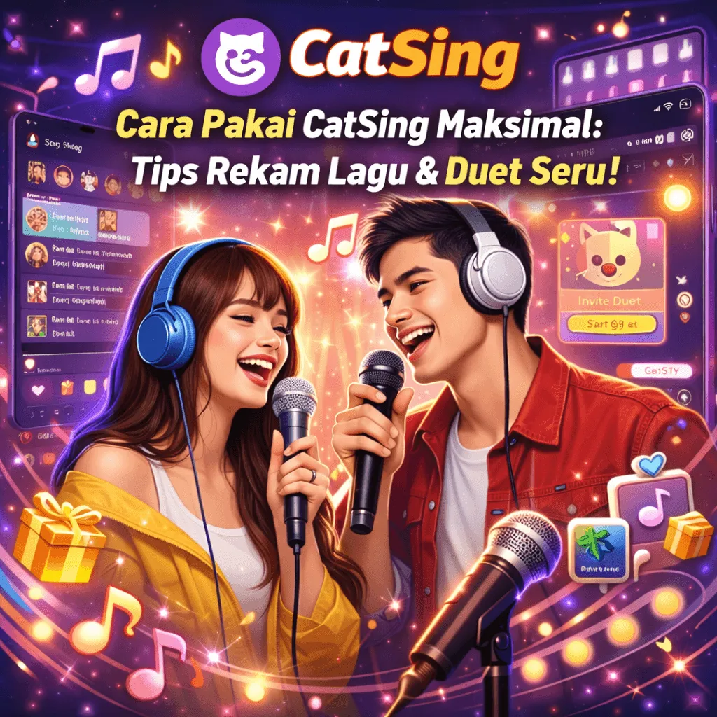 🎤🔥 Cara Maksimal Pakai CatSing: Tips Karaoke, Rekam Lagu, Duet & Biar Makin Keren!