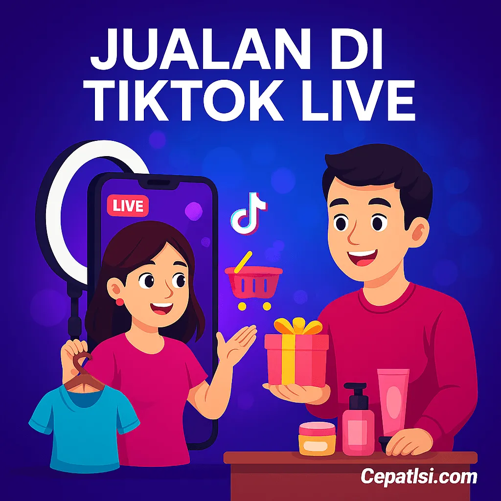 Cara Jualan di TikTok Sambil Live – Panduan Lengkap Biar Cuan Maksimal 🛍️📱
