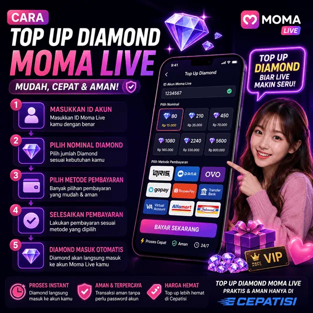 Cara Top Up Diamond Moma Live dengan Mudah dan Aman