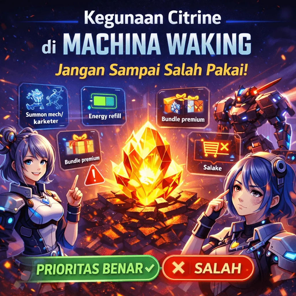 Kegunaan Citrine di Machina Waking: Jangan Sampai Salah Pakai!