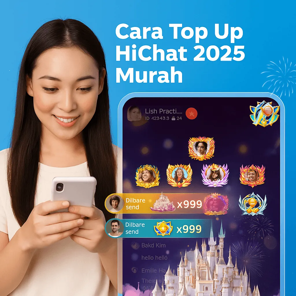 Cara Top Up HiChat 2025 Murah, Aman, dan Cepat di CepatIsi 🎉