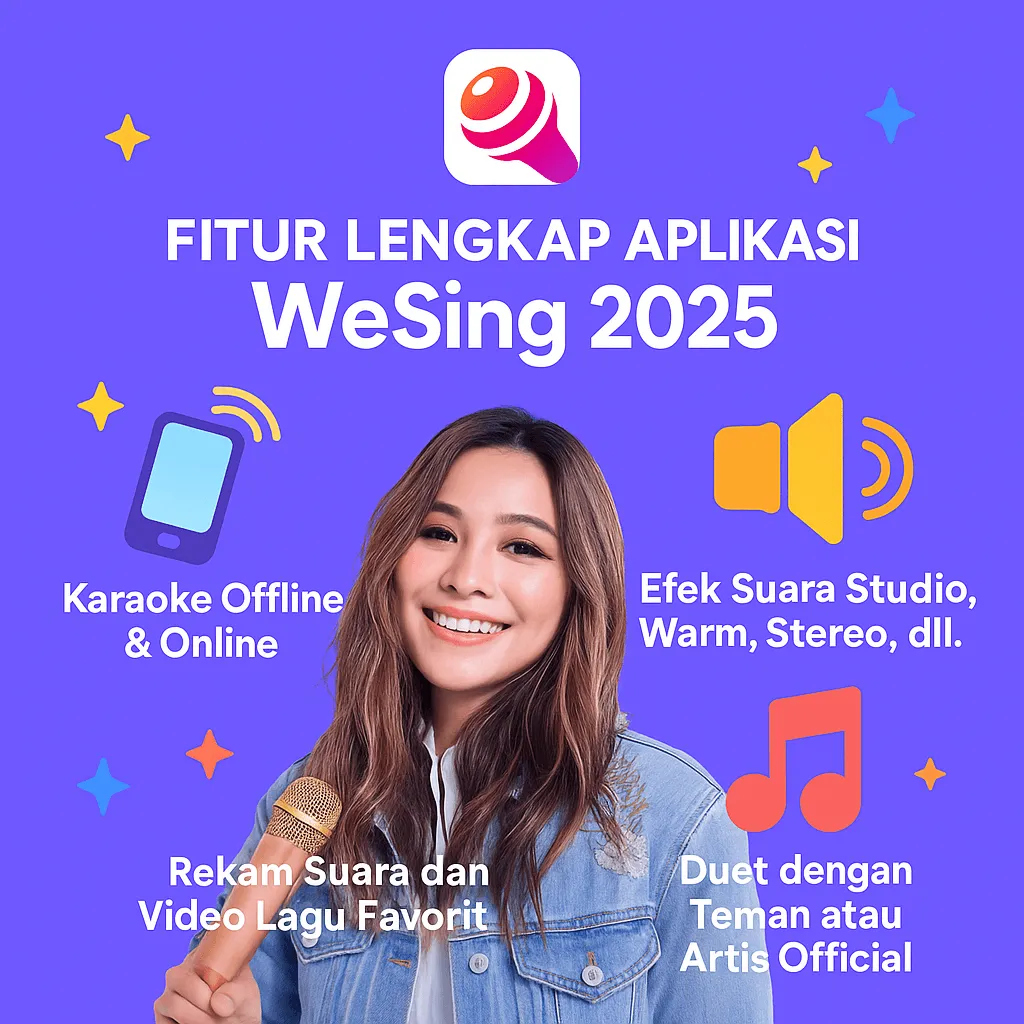 Fitur Lengkap Aplikasi WeSing 2025: Dari Karaoke Offline, Efek Suara, hingga Duet Online