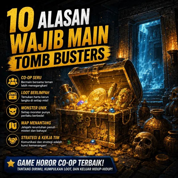 10 Alasan Tomb Busters Wajib Dicoba Pecinta Game Horor Multiplayer