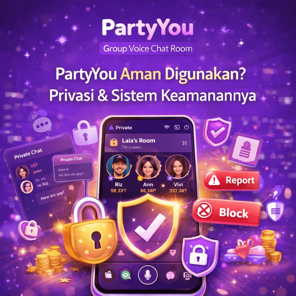 PartyYou Aman Digunakan? Ini Penjelasan Privasi & Sistem Keamanannya 🔐🎧