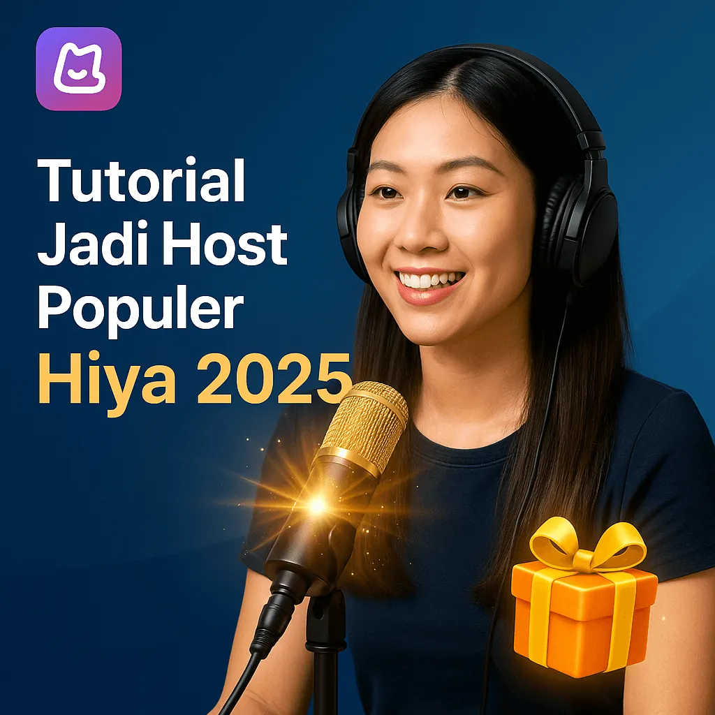 Tutorial Hiya 2025 – Cara Bikin Ruang Obrolan & Jadi Host Populer 🎤✨