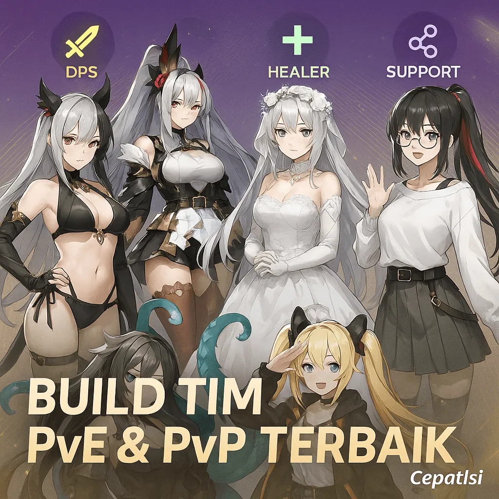 ⚔️ Build Tim Scarlet Girls Terbaik untuk PvE & PvP