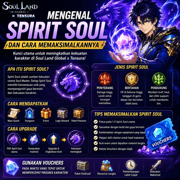 Mengenal Spirit Soul di Soul Land Global x Tensura dan Cara Memaksimalkannya