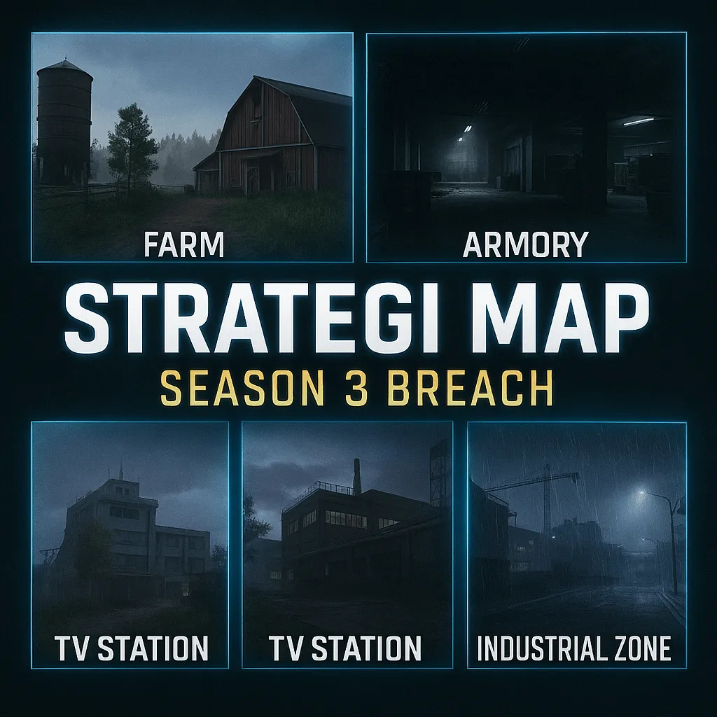 Strategi Map Arena Breakout 2025 — Panduan Lengkap Season 3 Breach