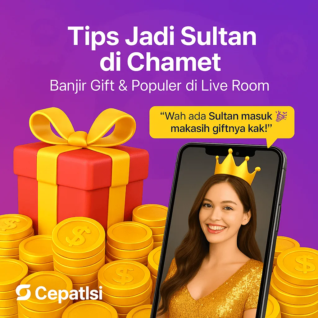 Tips Jadi Sultan di Chamet – Banjir Gift & Populer di Live Room