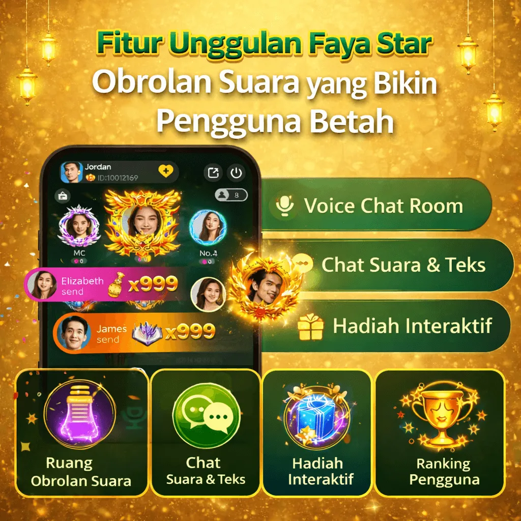 ✨ Fitur Unggulan Faya Star: Obrolan Suara yang Bikin Pengguna Betah