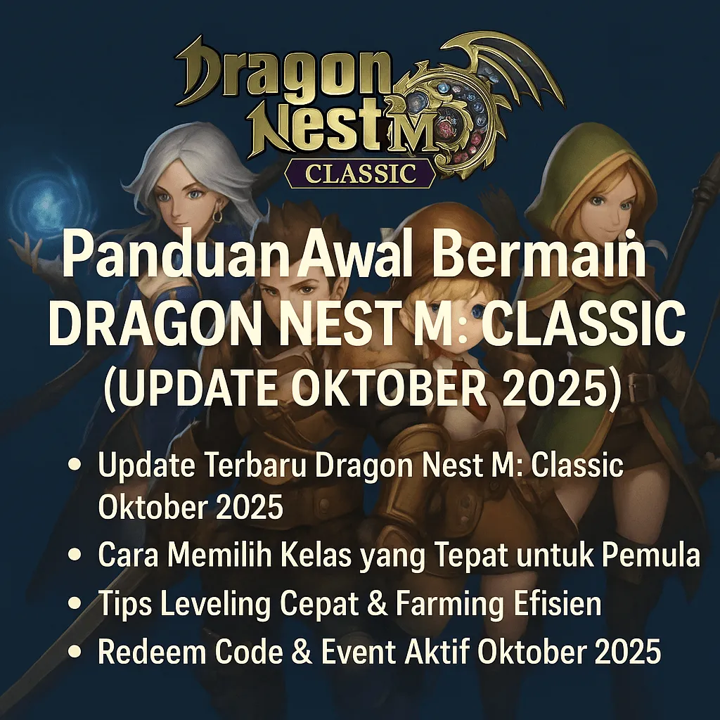 Panduan Awal Bermain Dragon Nest M: Classic (Update Oktober 2025)
