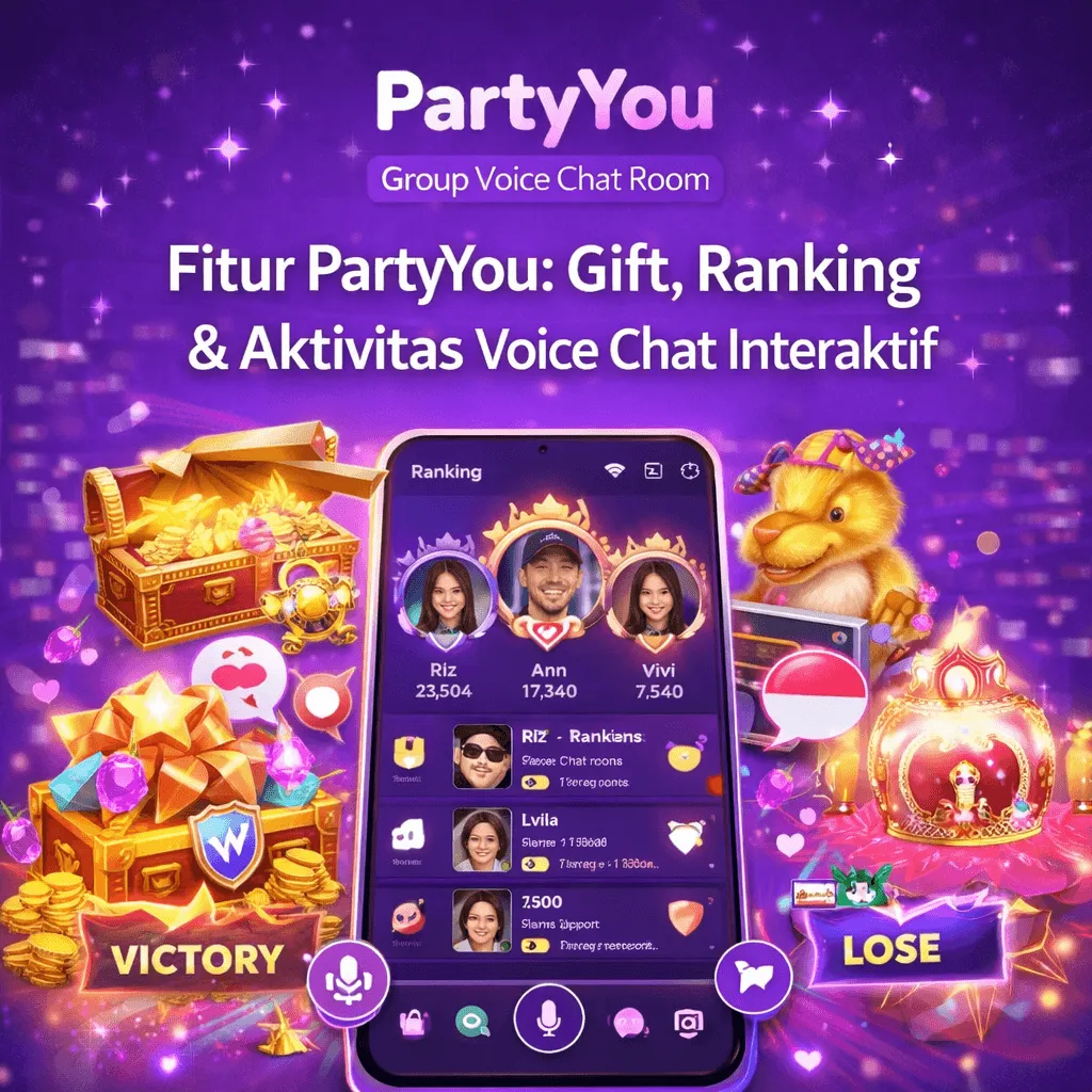 Fitur PartyYou yang Bikin Voice Chat Jadi Lebih Hidup & Interaktif 🎁🎧