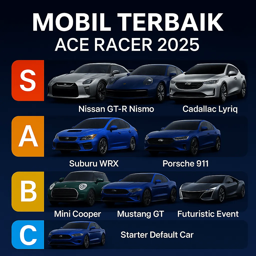Panduan Lengkap Mobil Terbaik di Ace Racer 2025 🚗💨