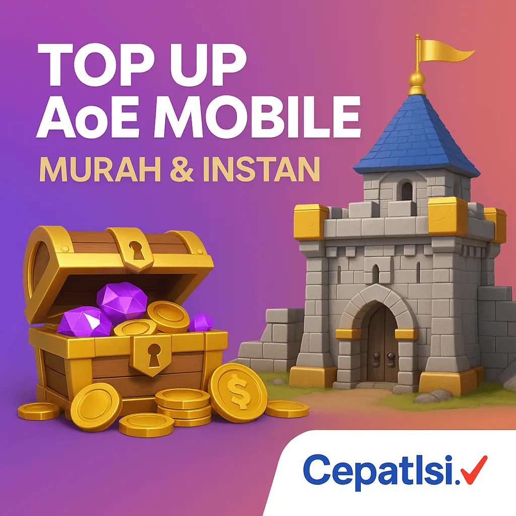 Panduan Top Up Age of Empires Mobile di CepatIsi