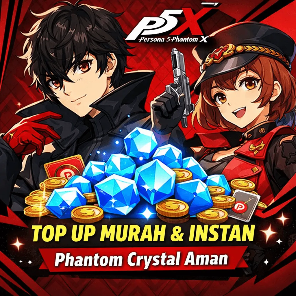 Cara Top Up Persona 5 Phantom X Murah dan Instan untuk Mendapatkan Phantom Crystal