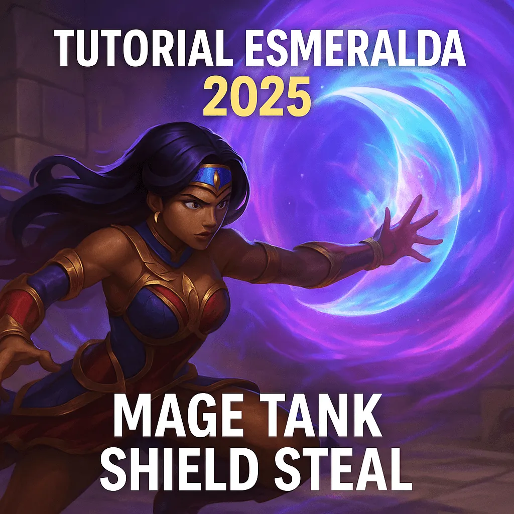Tutorial Esmeralda Mobile Legends 2025: Mage Tank Shield Steal Meta September