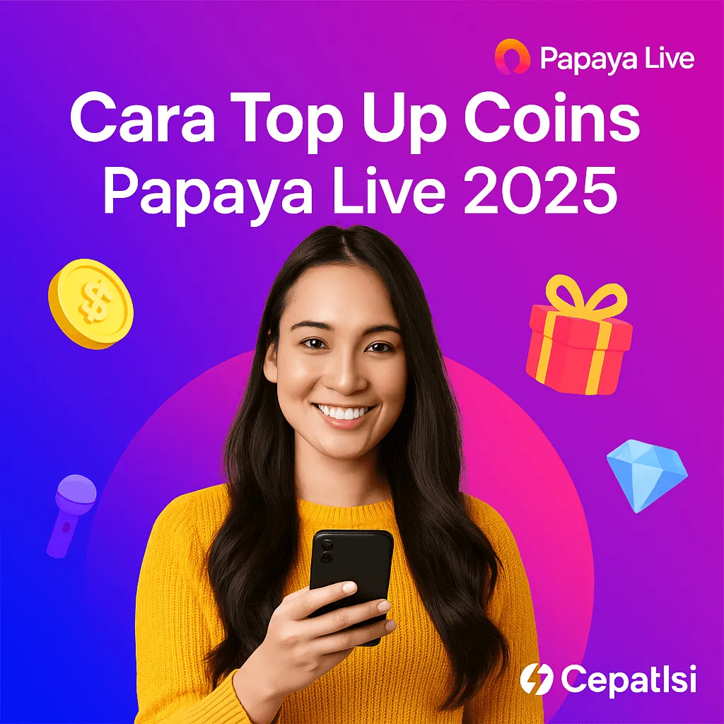 Cara Top Up Diamonds & VIP Papaya Live Murah & Aman 2025
