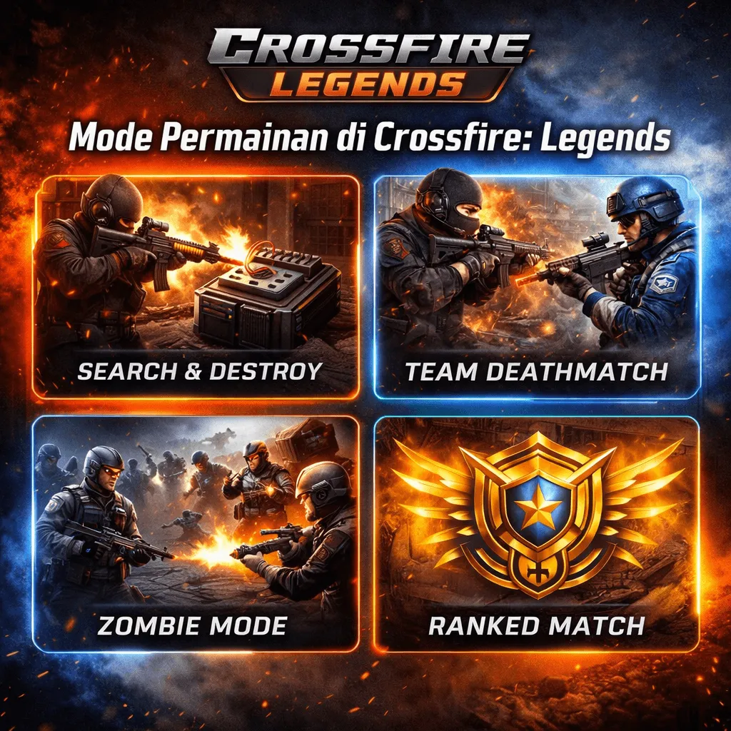 🎮 Mode Permainan Crossfire: Legends yang Bikin Ketagihan di Mobile