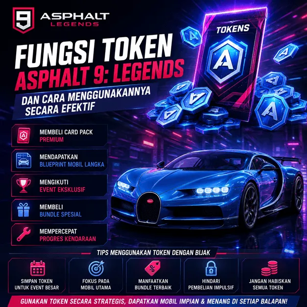 Fungsi Token Asphalt 9: Legends dan Cara Menggunakannya Secara Efektif
