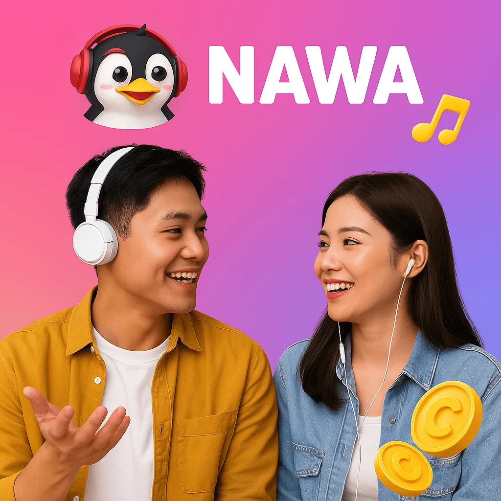 Nawa Live: Aplikasi Voice Chat Sosial & Cara Top Up Coins Murah 2025