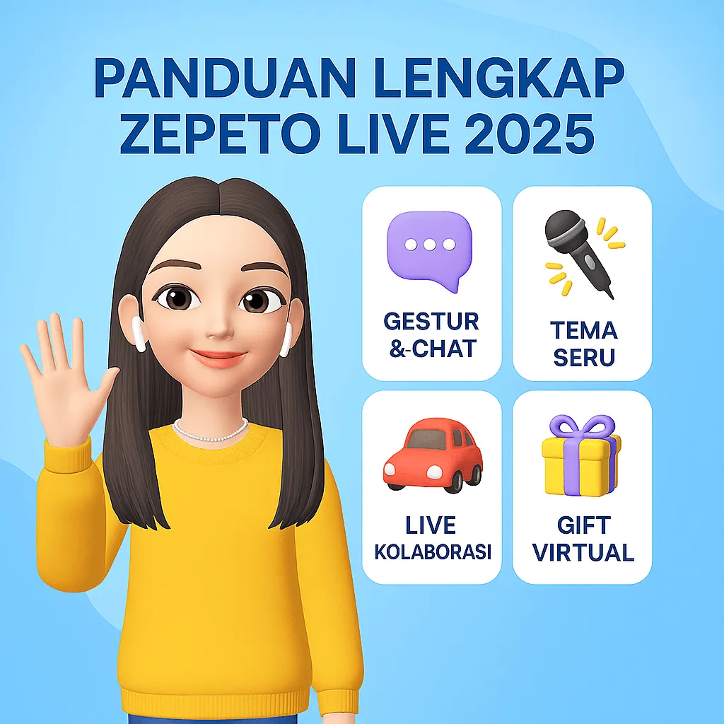 Panduan Lengkap ZEPETO Live 2025: Cara Jadi Streamer Populer