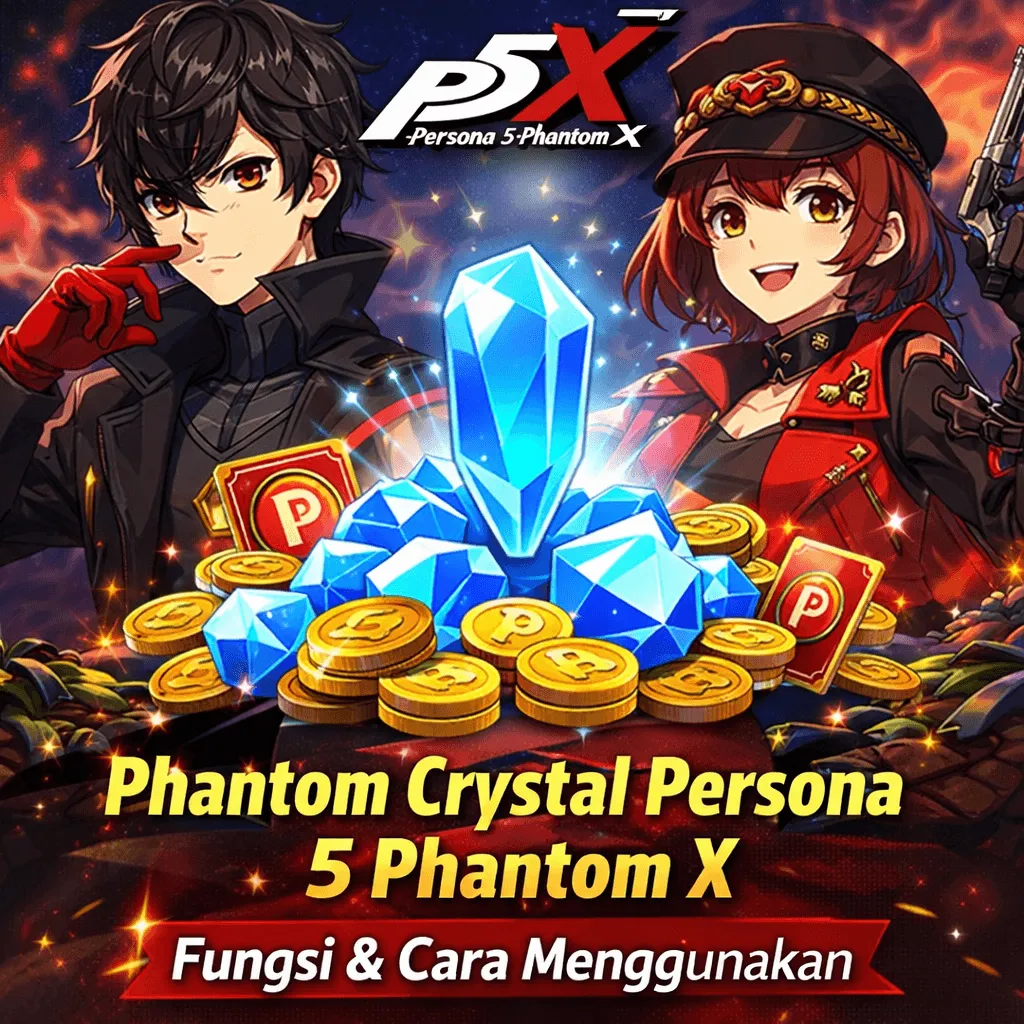 Phantom Crystal Persona 5 Phantom X: Fungsi, Cara Mendapatkan, dan Tips Menggunakannya