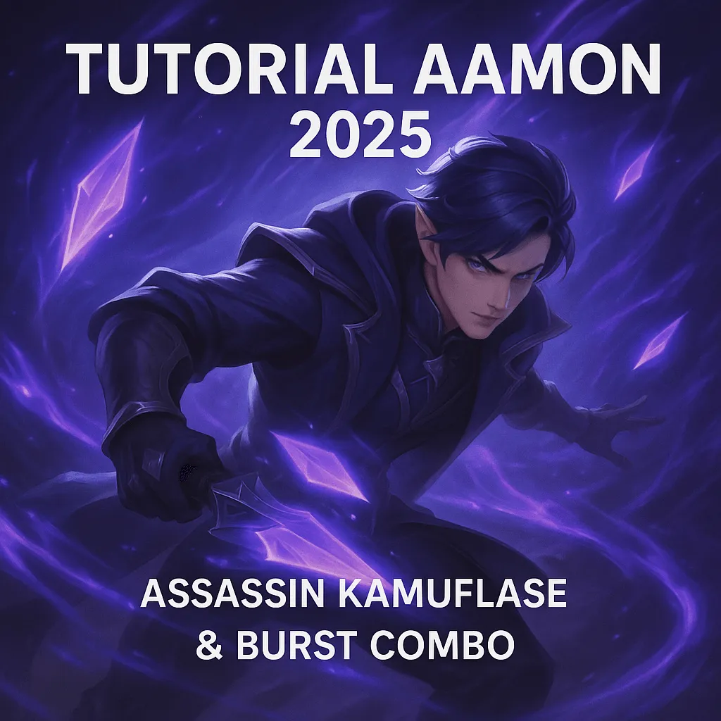 Tutorial Aamon Mobile Legends 2025: Assassin Kamuflase & Burst Combo Meta Terkini