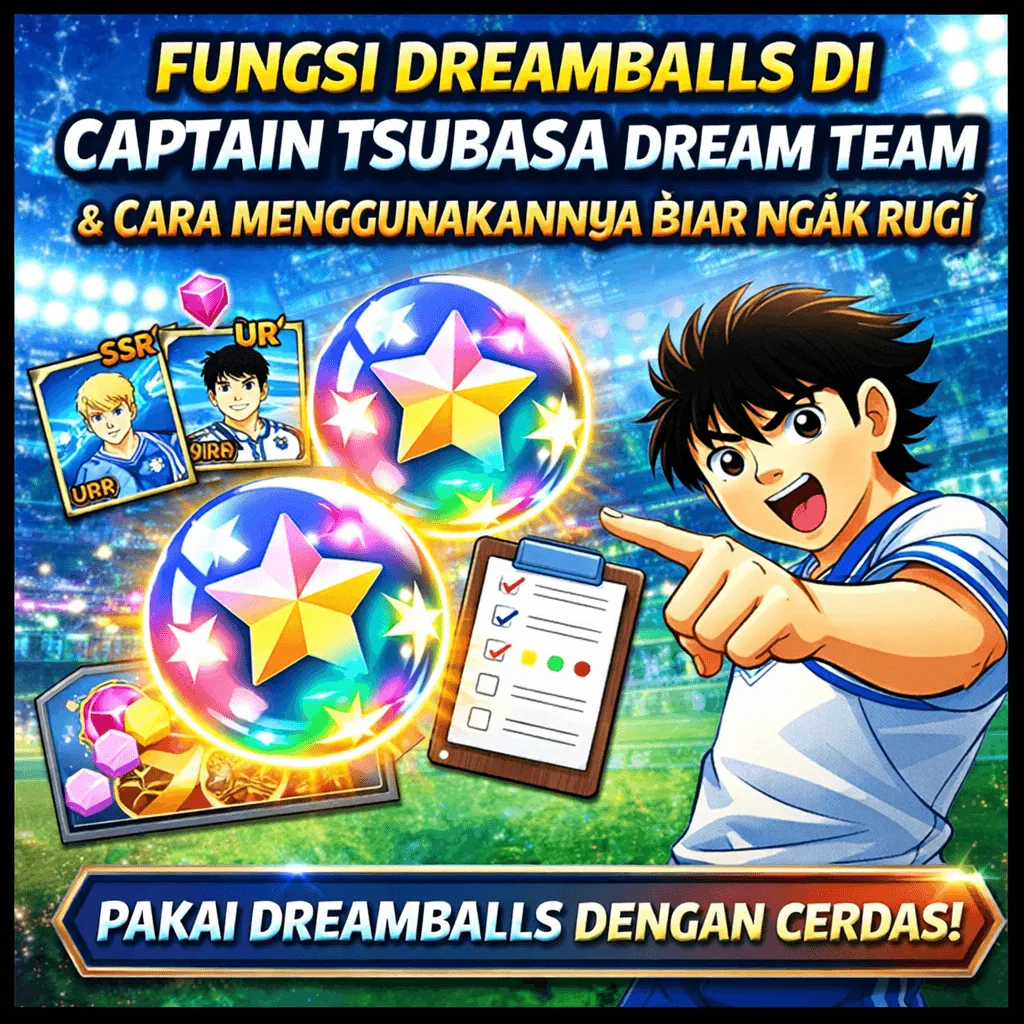 💎 Fungsi Dreamballs di Captain Tsubasa Dream Team & Cara Menggunakannya Biar Nggak Rugi
