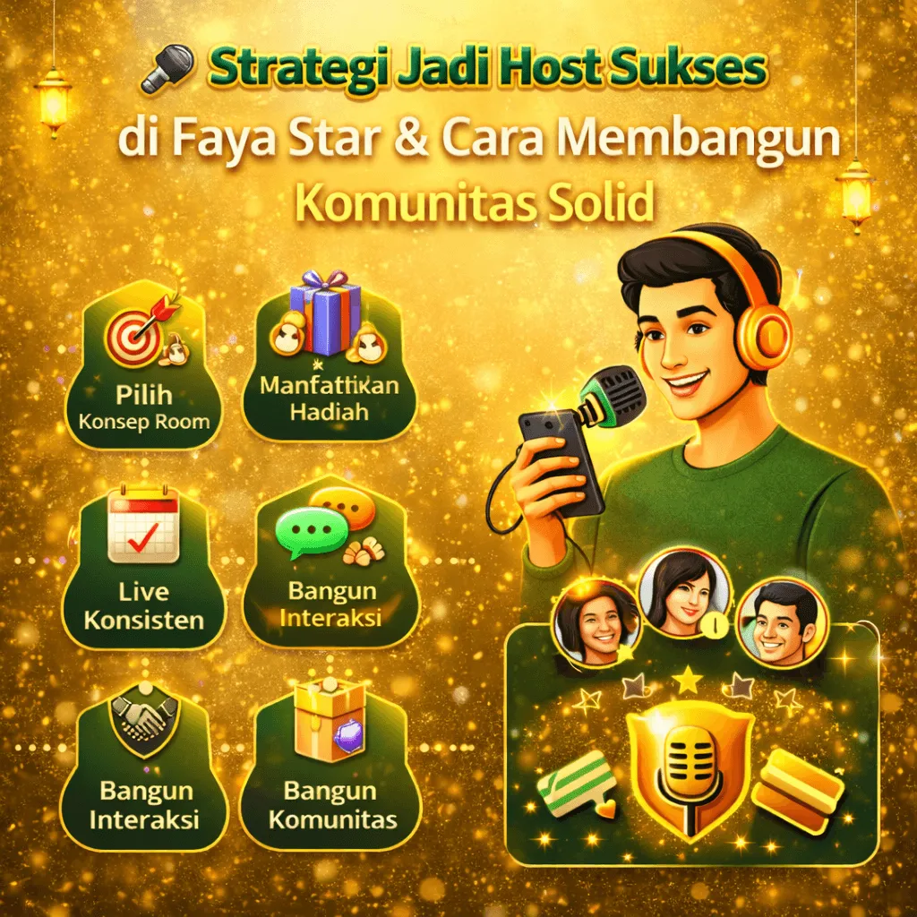 🎙️ Strategi Jadi Host Sukses di Faya Star & Cara Membangun Komunitas Solid