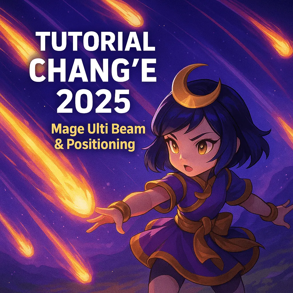 Tutorial Chang’e Mobile Legends 2025: Mage Ulti Beam & Positioning Meta