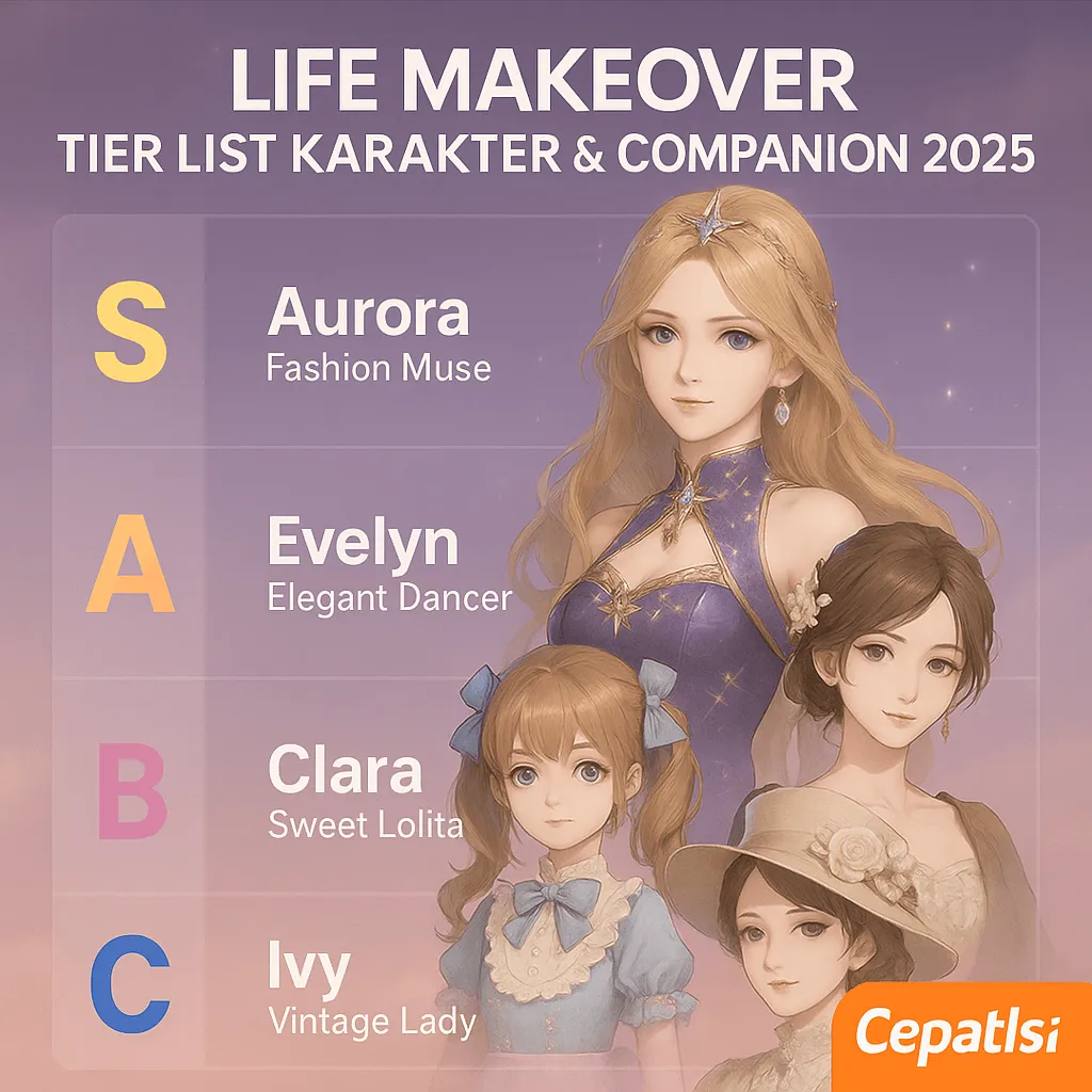 Life Makeover Tier List Karakter & Companion 2025.