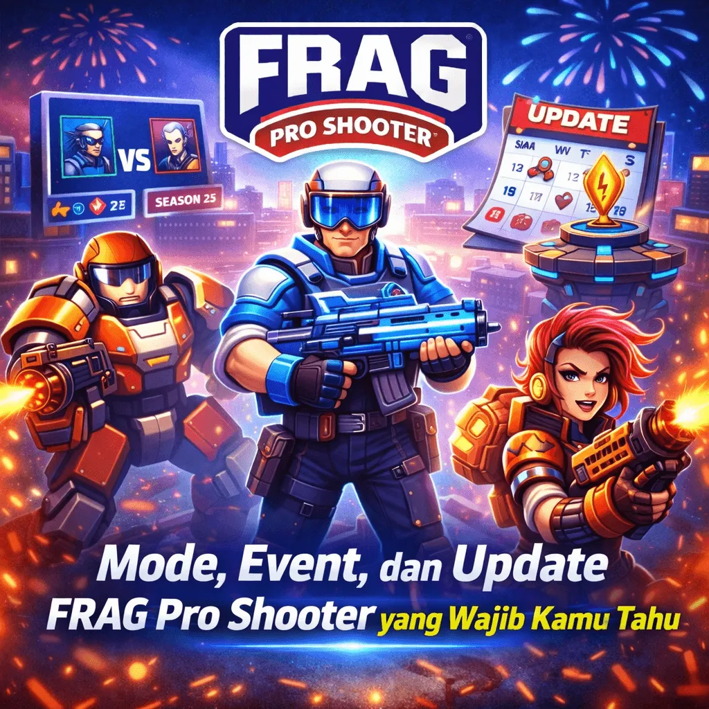 Mode Permainan, Event, dan Update di FRAG Pro Shooter yang Wajib Kamu Manfaatkan