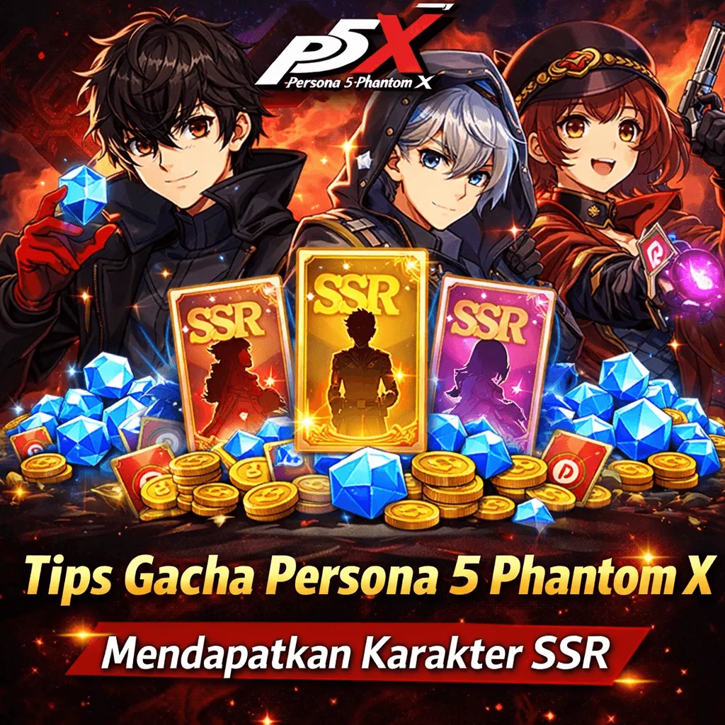 Tips Gacha Persona 5 Phantom X: Cara Mendapatkan Karakter SSR Lebih Mudah